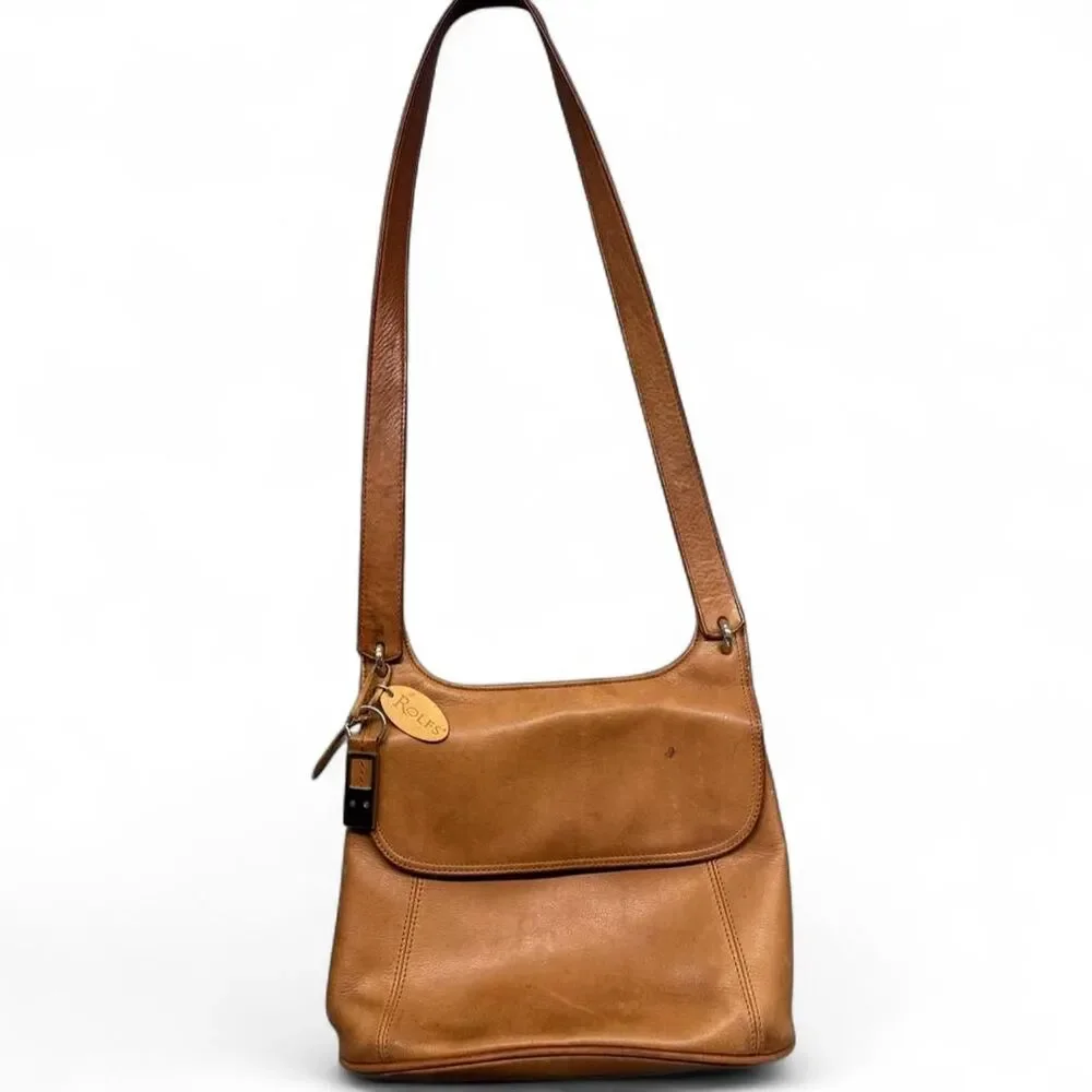 Rolfs Vintage Tan Leather Purse